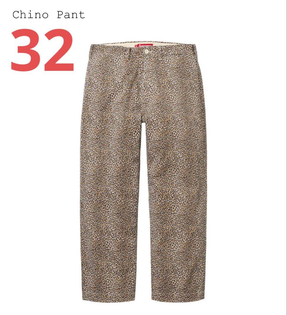 パンツ supreme chino pant leopard