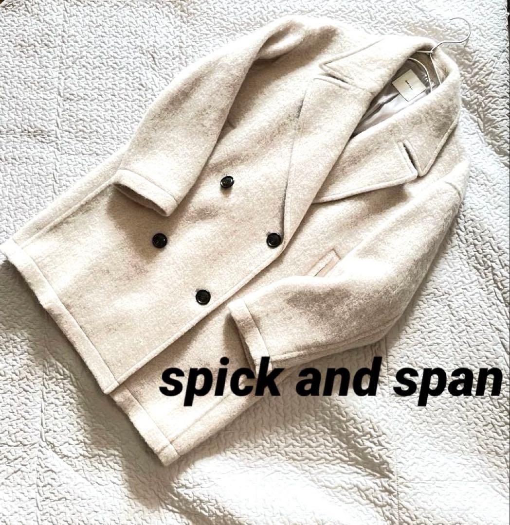 spick and spanダブル　ミドルシャギーコート 36
