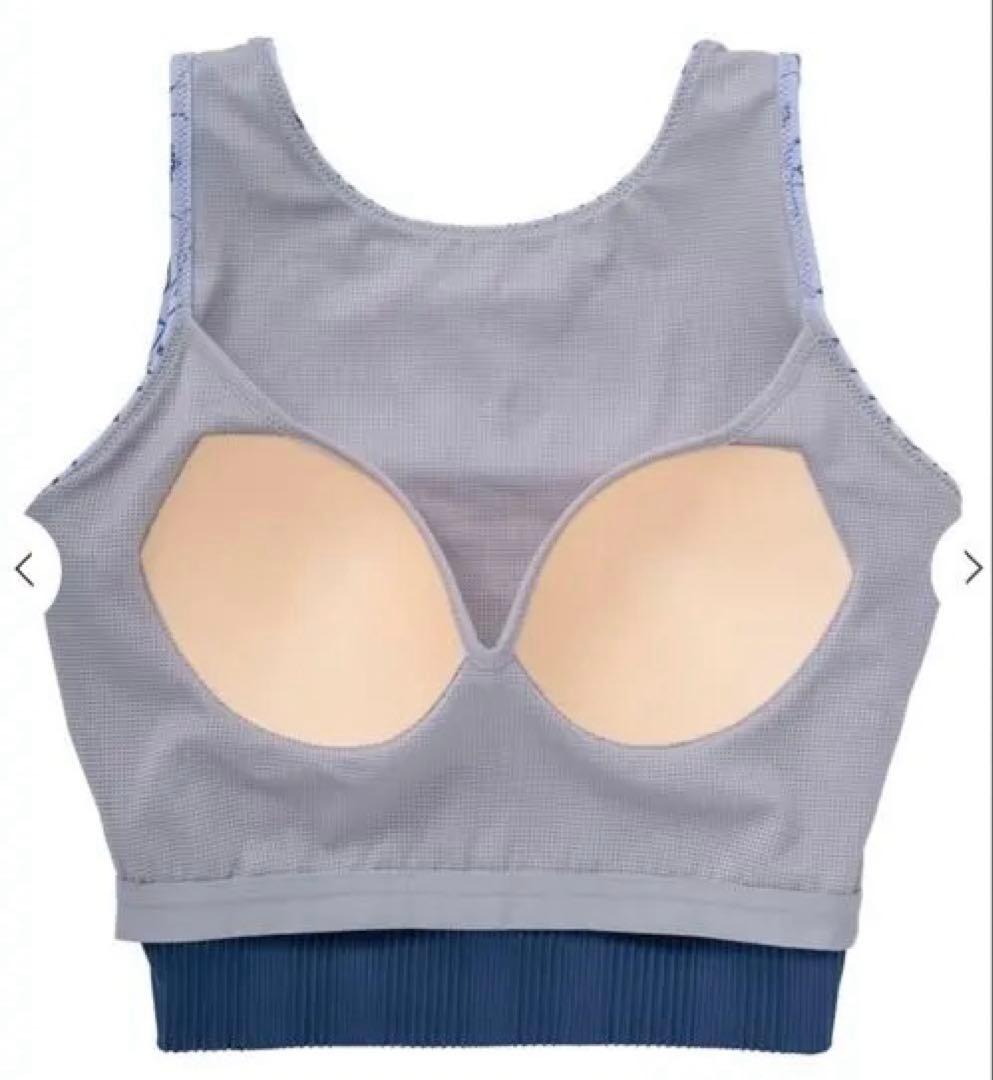 SUKALA☆フラワープリント☆ヨガトップス☆L☆アイボリー