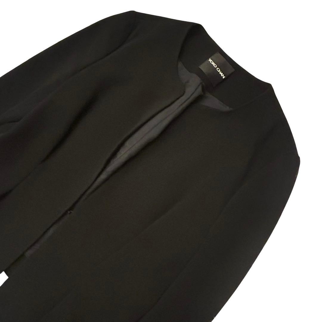 未使用級❤️卒入学式＊YOKO CHAN＊フリルノーカラージャケット36ブラック