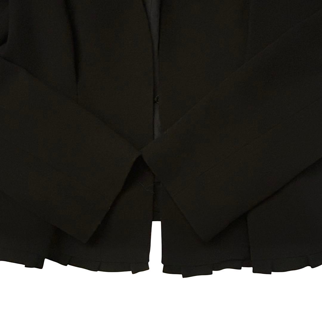 未使用級❤️卒入学式＊YOKO CHAN＊フリルノーカラージャケット36ブラック