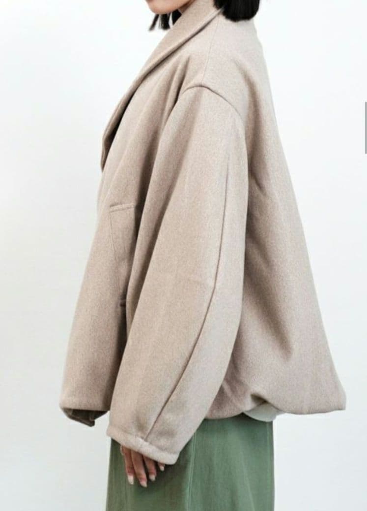 ☆星☆彡☆新品☆ nunuforme メルトンクロスドレープカラーコート