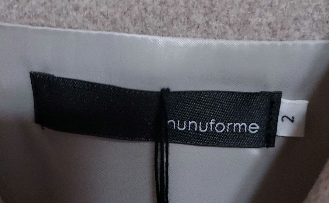 ☆星☆彡☆新品☆ nunuforme メルトンクロスドレープカラーコート