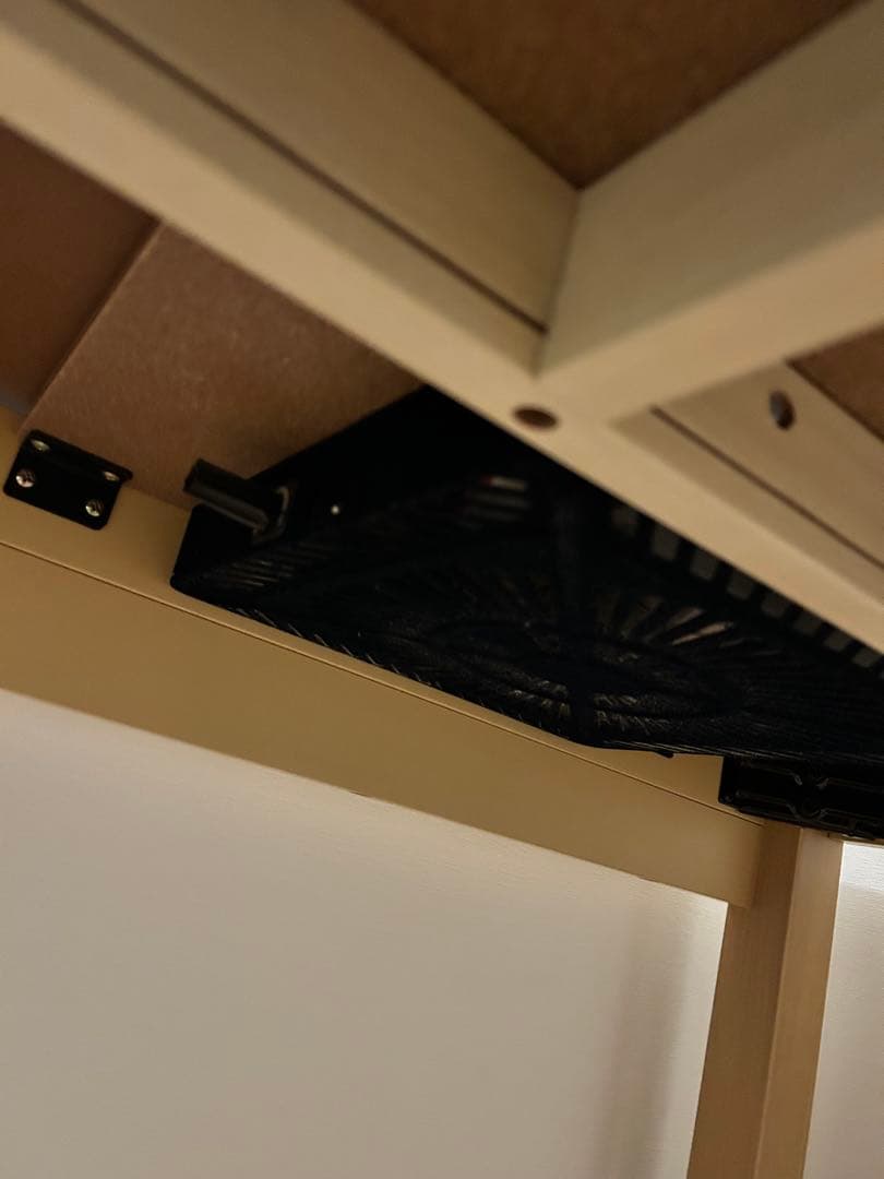 ニトリ 木製引き出し付きこたつテーブル コタツ布団付き