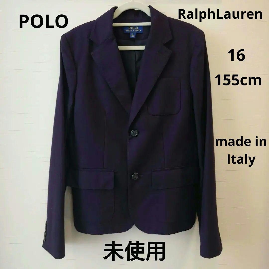 ☆未使用☆POLO RalphLauren 紺ブレザー 155cm Age16