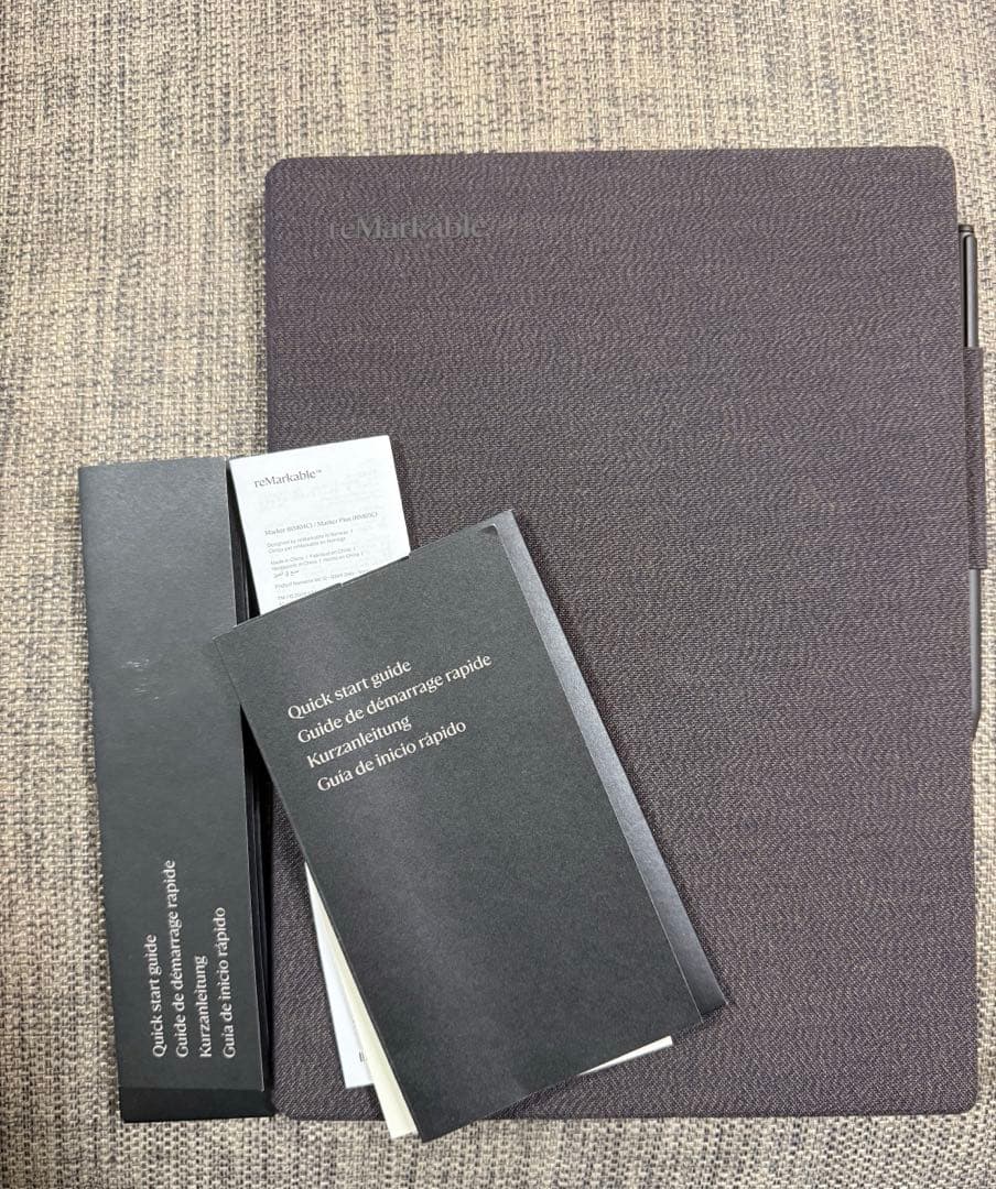 reMarkable Paper Pro + Marker Plus + カバー
