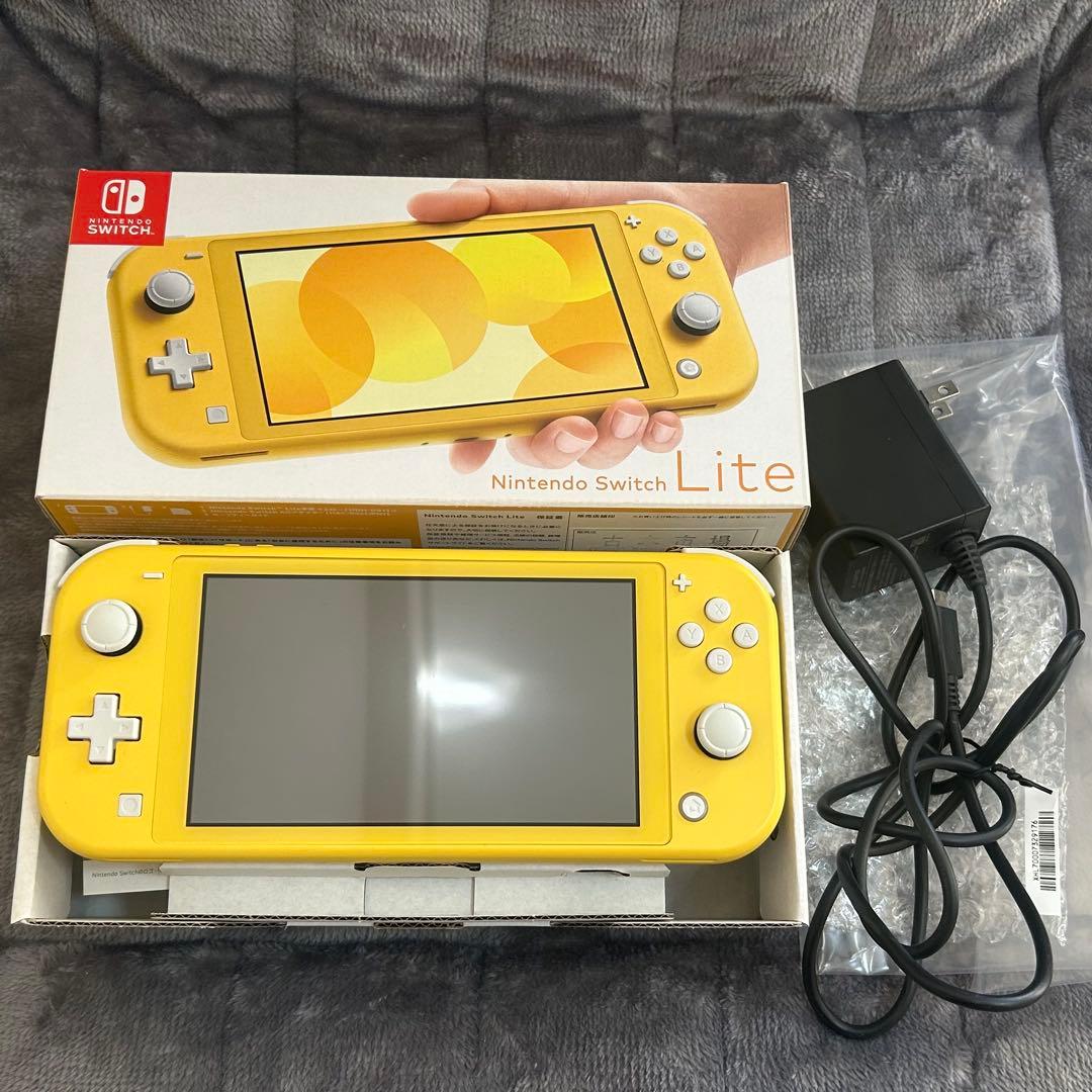 Nintendo Switch Lite イエロー 箱アダプターあり 動作確認済