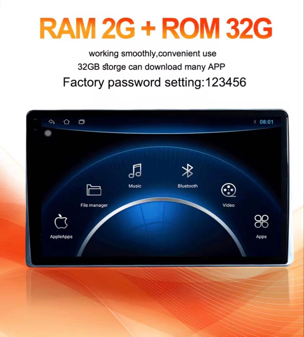 10.1 インチ タッチスクリーン 液晶ヘッドレストモニター HDMI