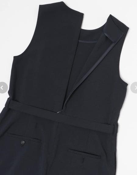 URBAN RESEARCH ブラック ベルト付き オールインワン