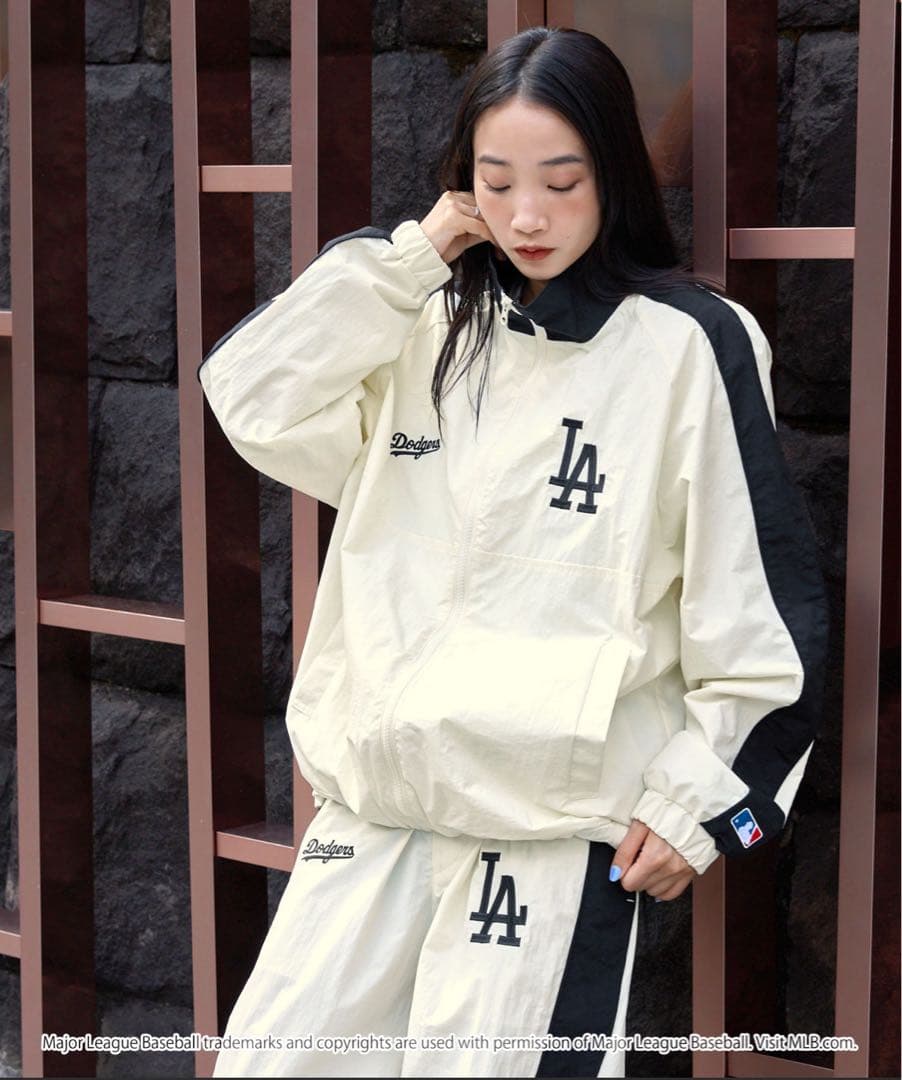 MLB/メジャーリーグベースボール ナイロントラックブルゾン セットアップ