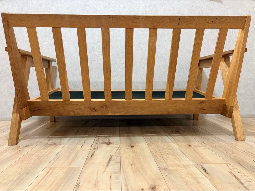 BAYFLOW　2人掛け　ソファ　デニムソファ　木枠