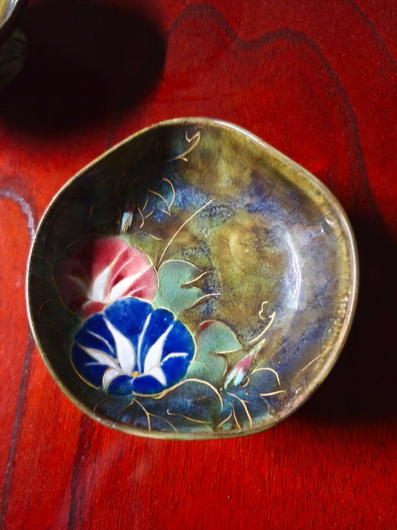 モ*モ様 京焼　清水焼　陶あん　高台皿　５客セット