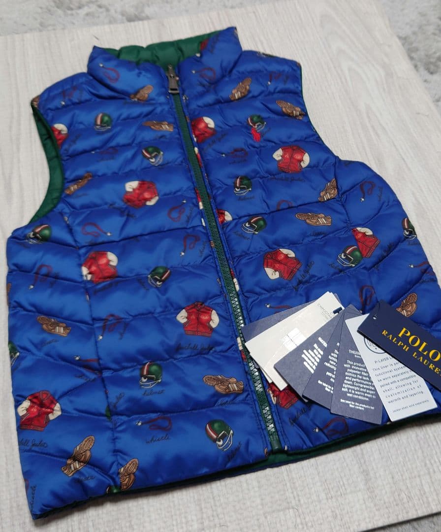 ポロ　ラルフローレン　P-Layer 2 リバーシブル ベスト