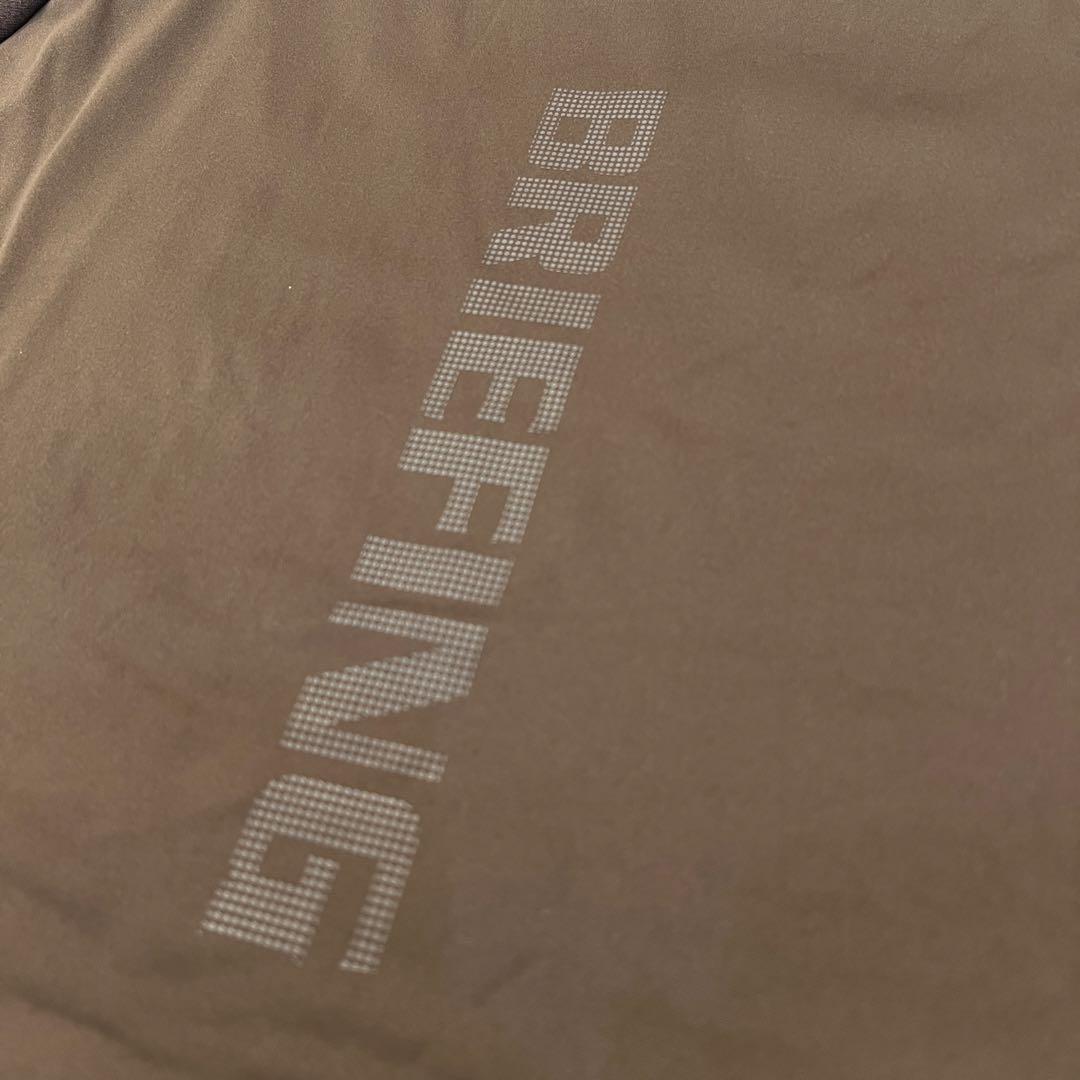 新品 BRIEFING POLARTEC CREWNECK ブラウンXL