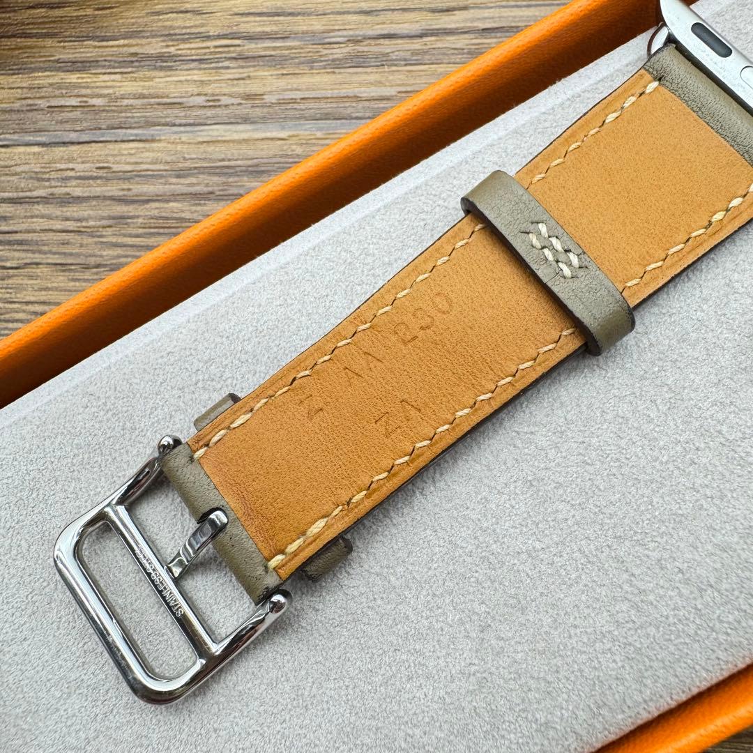 2552 Apple Watch エルメス　エトゥープ　レザーバンド　正規品