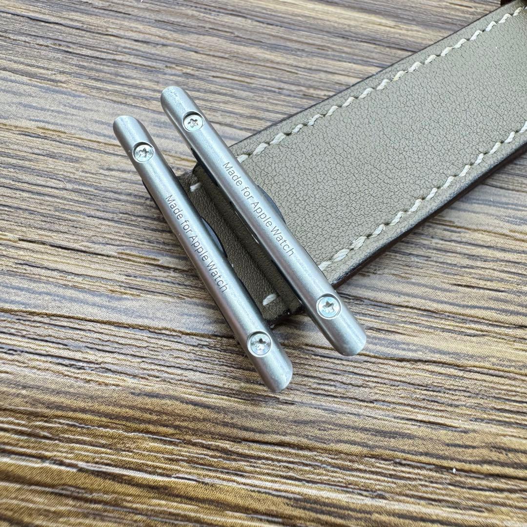 2552 Apple Watch エルメス　エトゥープ　レザーバンド　正規品