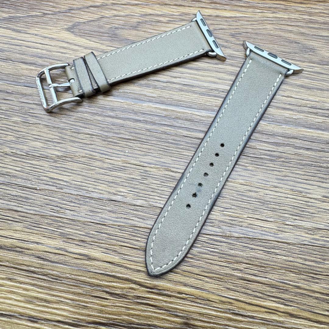 2552 Apple Watch エルメス　エトゥープ　レザーバンド　正規品