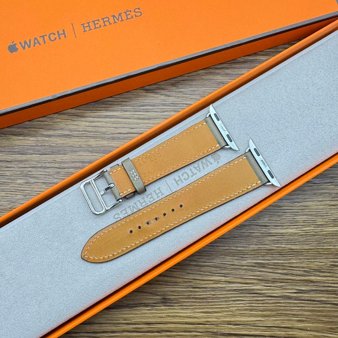 2552 Apple Watch エルメス　エトゥープ　レザーバンド　正規品