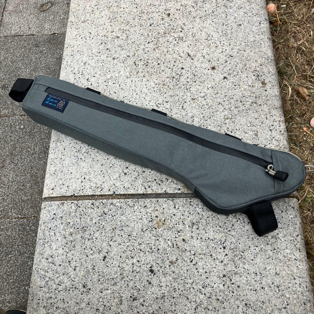 ハンドメイドフレームバッグ　コーデュラ1000 グレー　46cm