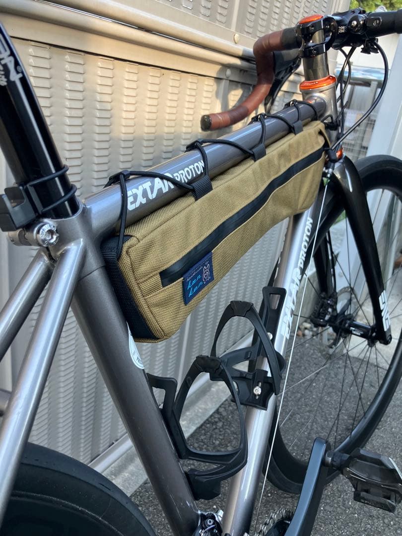 ハンドメイドフレームバッグ　コーデュラ1000 グレー　46cm