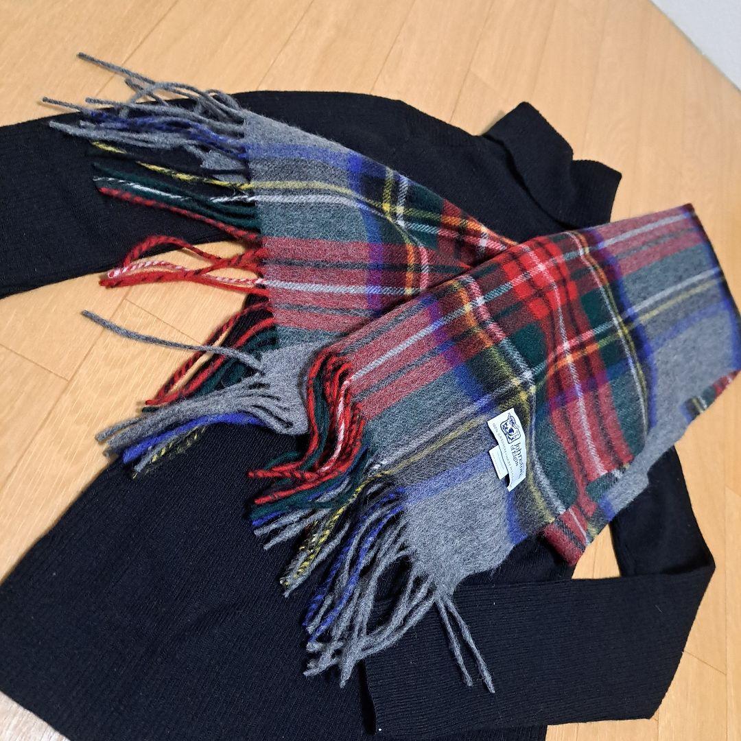 ♡最終値下！美品 JOHNSTONS ジョンストンズ 中判ストール　チュワート