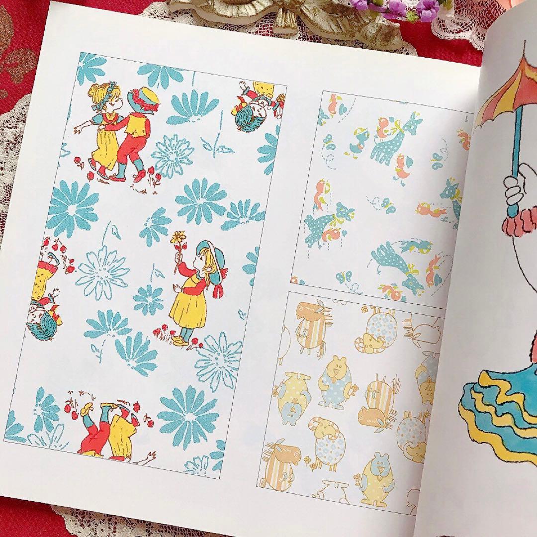 レトロアニマル ヴィンテージ子供服 テキスタイル洋書♡素材CD-ROM付き 猫