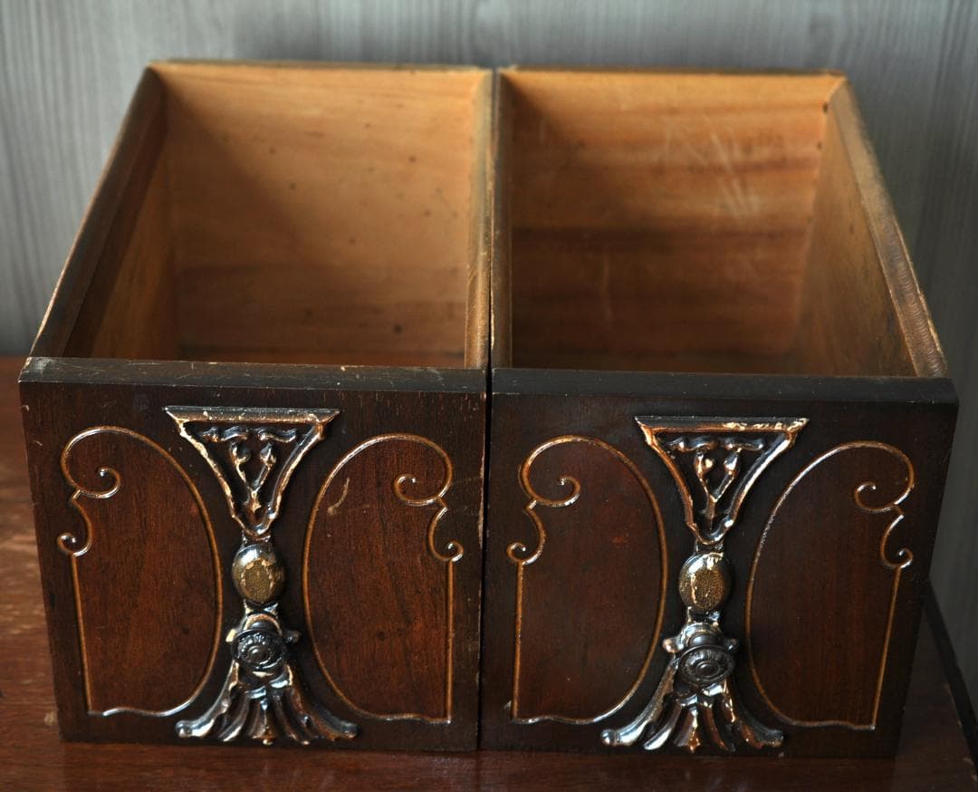 ヴィンテージ ワークデスク キャスター付き 木製 TA2027