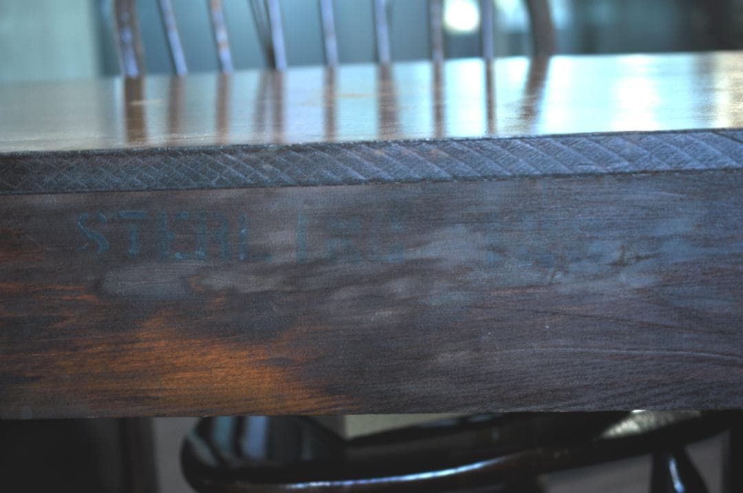 ヴィンテージ ワークデスク キャスター付き 木製 TA2027