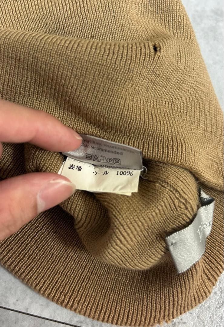 Dior Homme AW04 BEE ウール　ビーニー　ニット帽