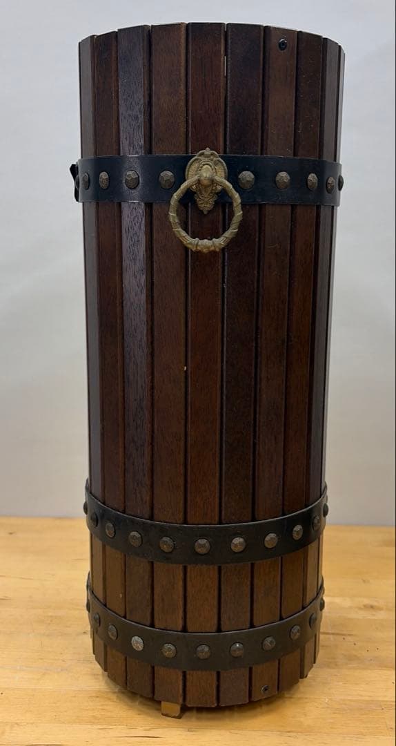 Karimoku カリモク 木製傘立て ダークブラウン