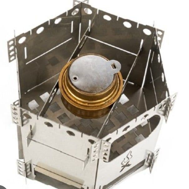 【グリル付属チタン焚き火台】 FlexFire6 Plus 独 Bushbox