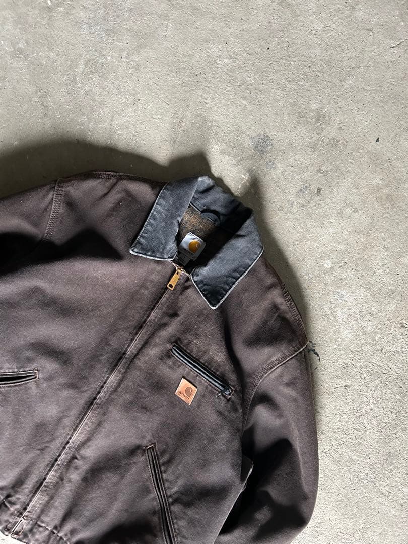 carhartt detroit jacket j97 dkb Lサイズ　古着