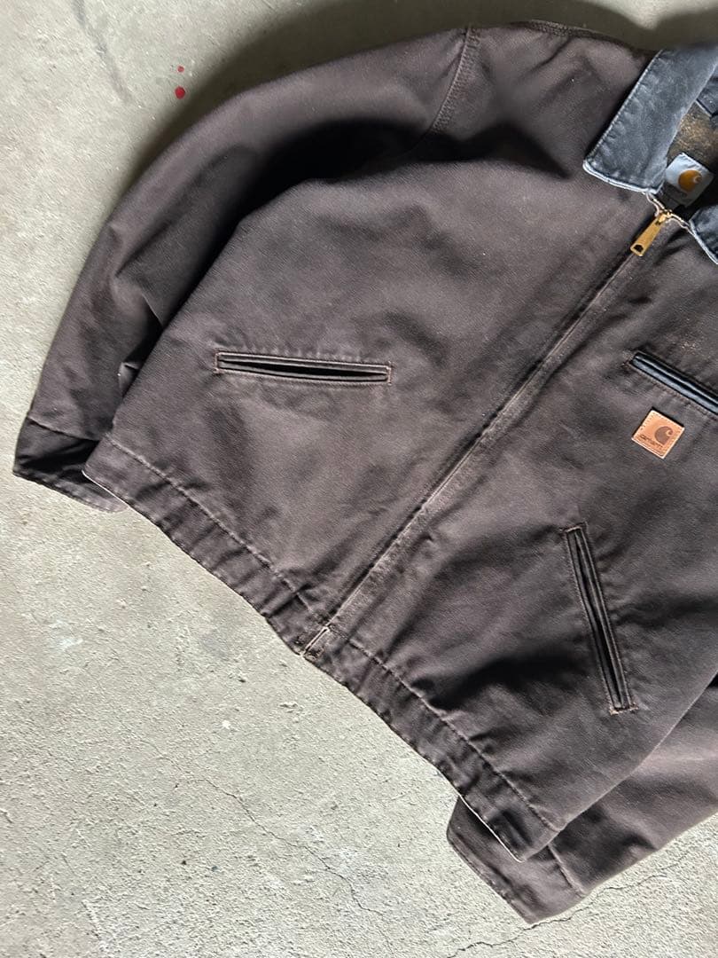 carhartt detroit jacket j97 dkb Lサイズ　古着