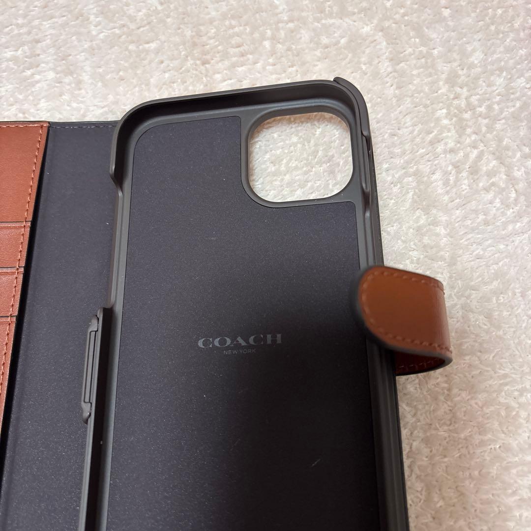 coach iPhone15plus手帳型ケース