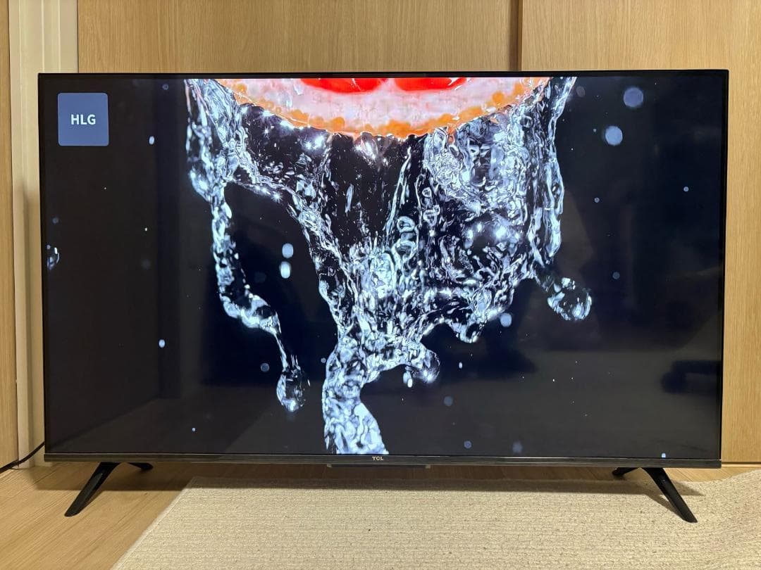 TCL 23年製 43型 4k HDR 「Google TV」搭載【引取り可】