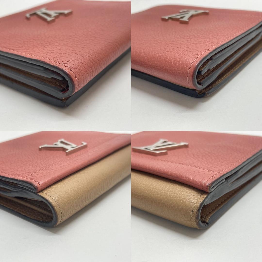 364 ルイヴィトン ポルトフォイユ・ロックミー 折り財布 ヴューローズ