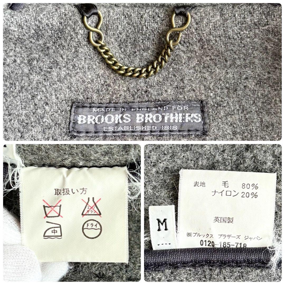 美品◆ブルックスブラザーズ ダッフルコート ロング M 黒