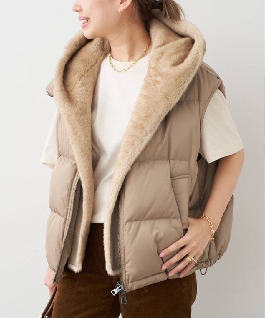 DeuxiemeClasse★今季新品MY WHITE/マイホワイトダウンベスト