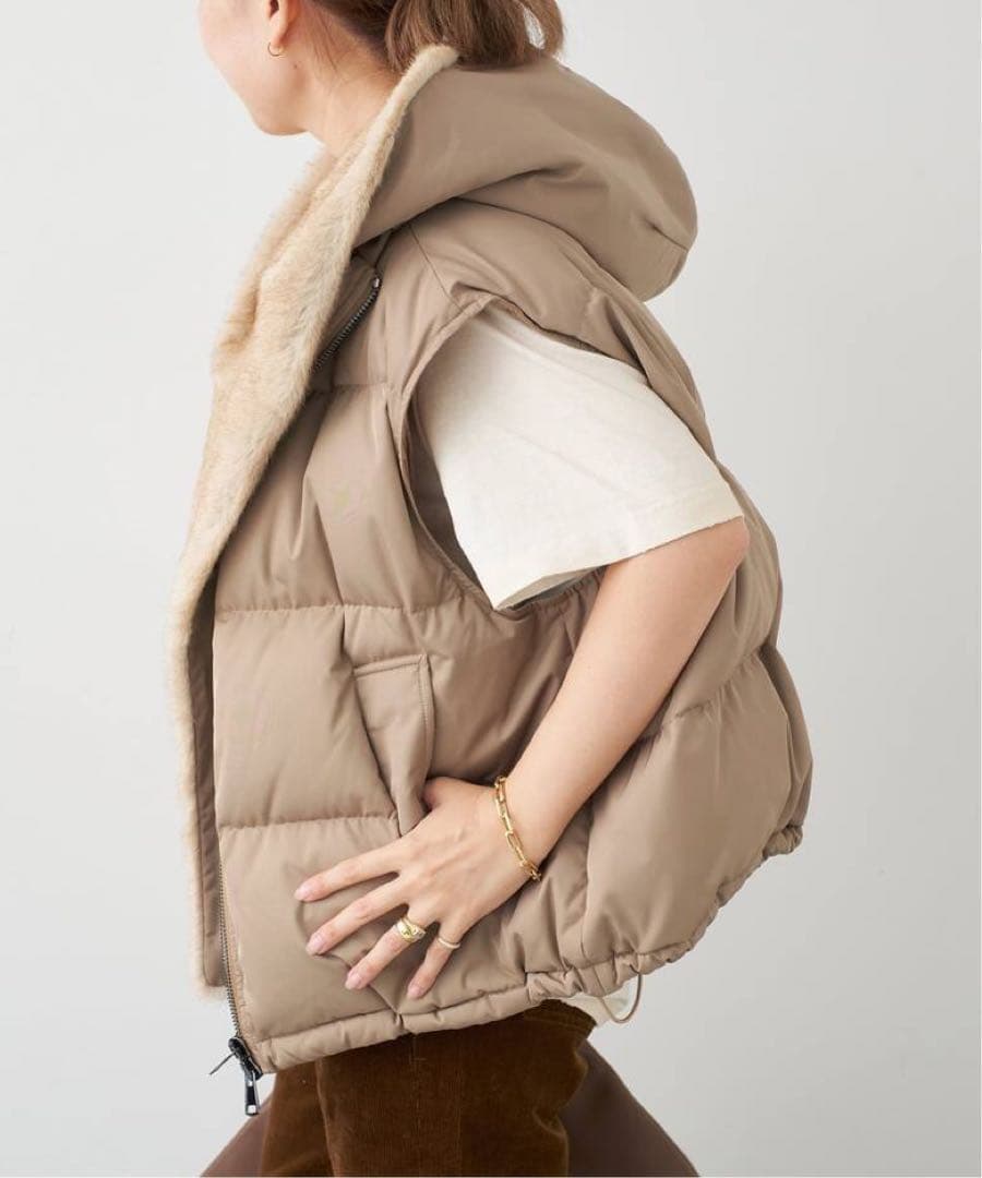 DeuxiemeClasse★今季新品MY WHITE/マイホワイトダウンベスト