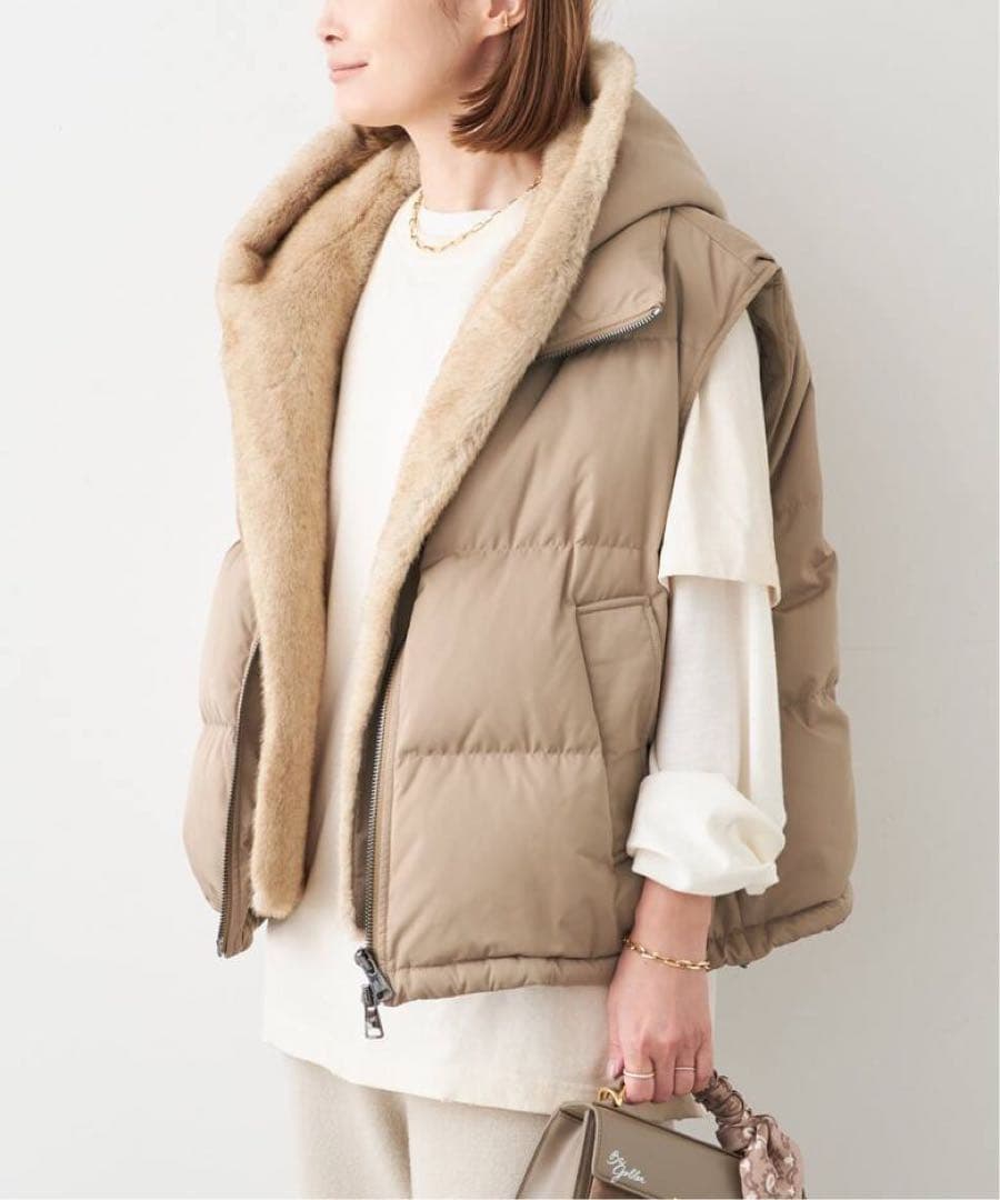 DeuxiemeClasse★今季新品MY WHITE/マイホワイトダウンベスト