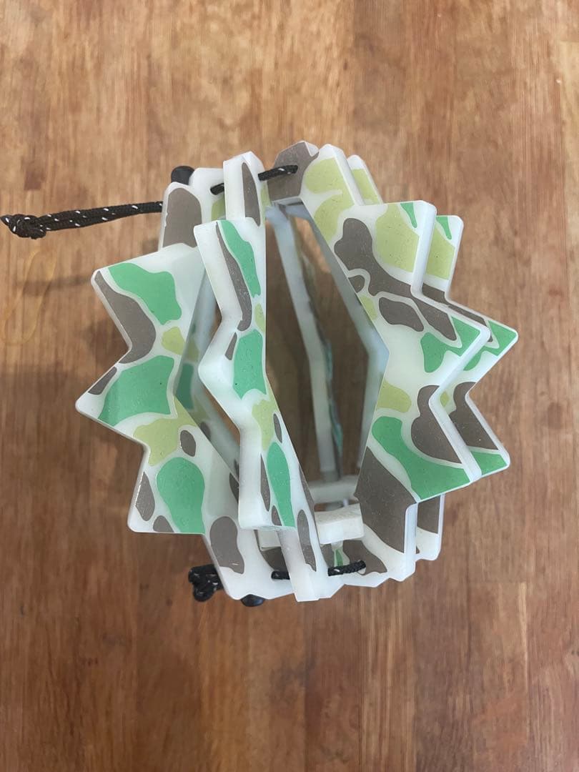 ボンボネロ　ランタンシェード　カモフラ　迷彩　蓄光