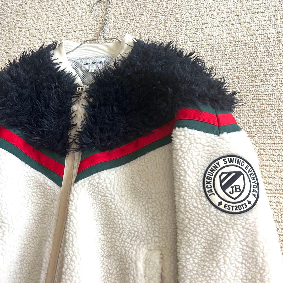ジャックバニー　JACK BUNNY ダブルジップ ボアフリースジャケット