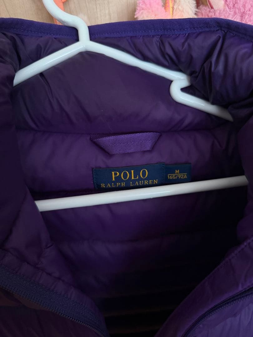 ラルフ・ローレン パープル ダウンベスト