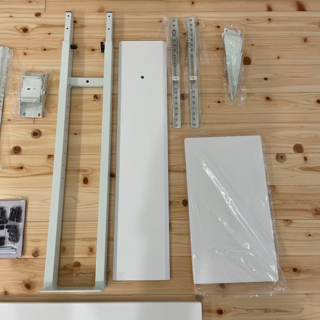 ホワイト テレビスタンド 最大65V対応