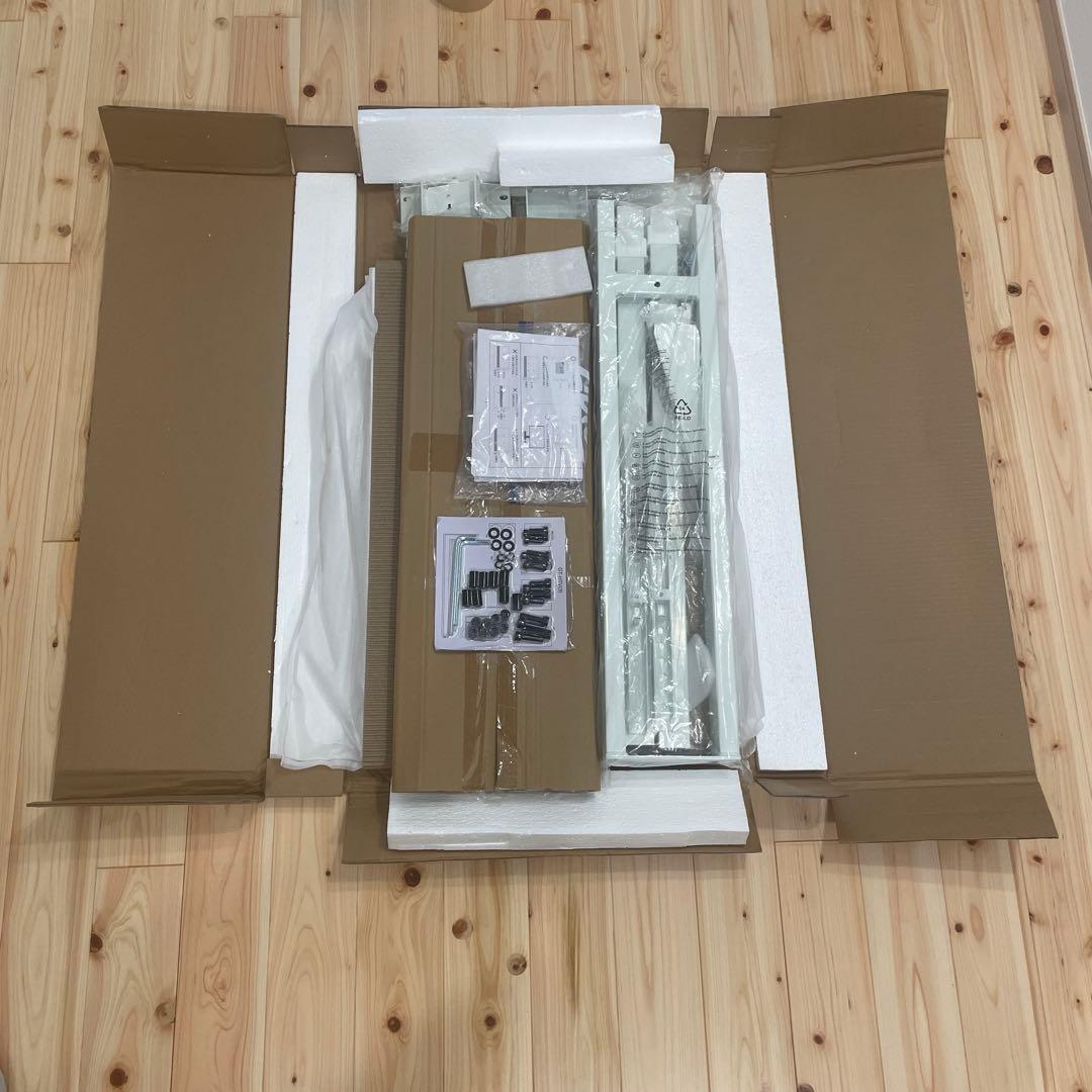 ホワイト テレビスタンド 最大65V対応