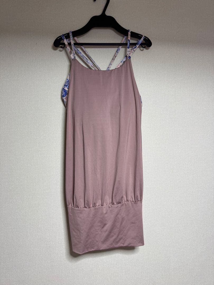 【SUKALA】エンブロイダリープリントカバーキャミソール　レギンスセット　L