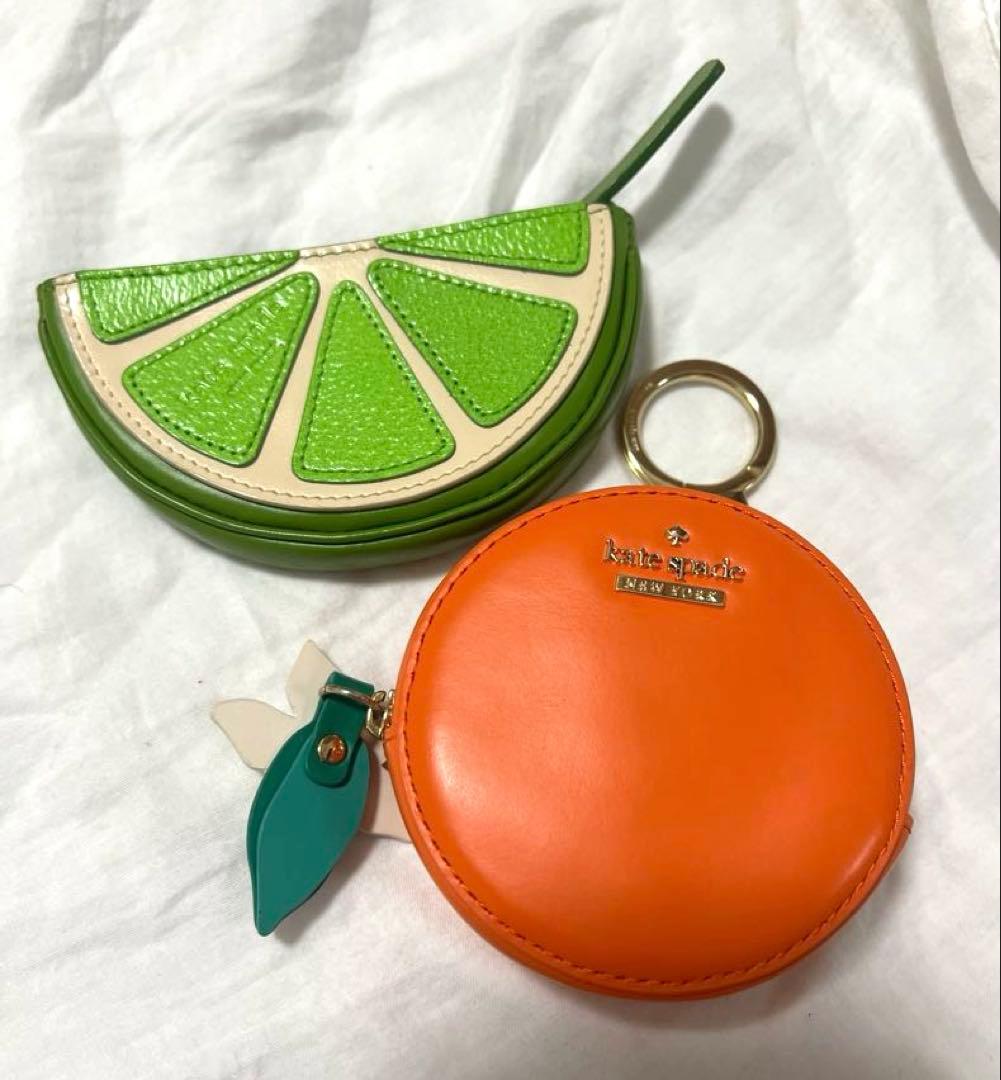 ケイトスペード　フルーツモチーフ　ケース・小物いれ　オレンジ