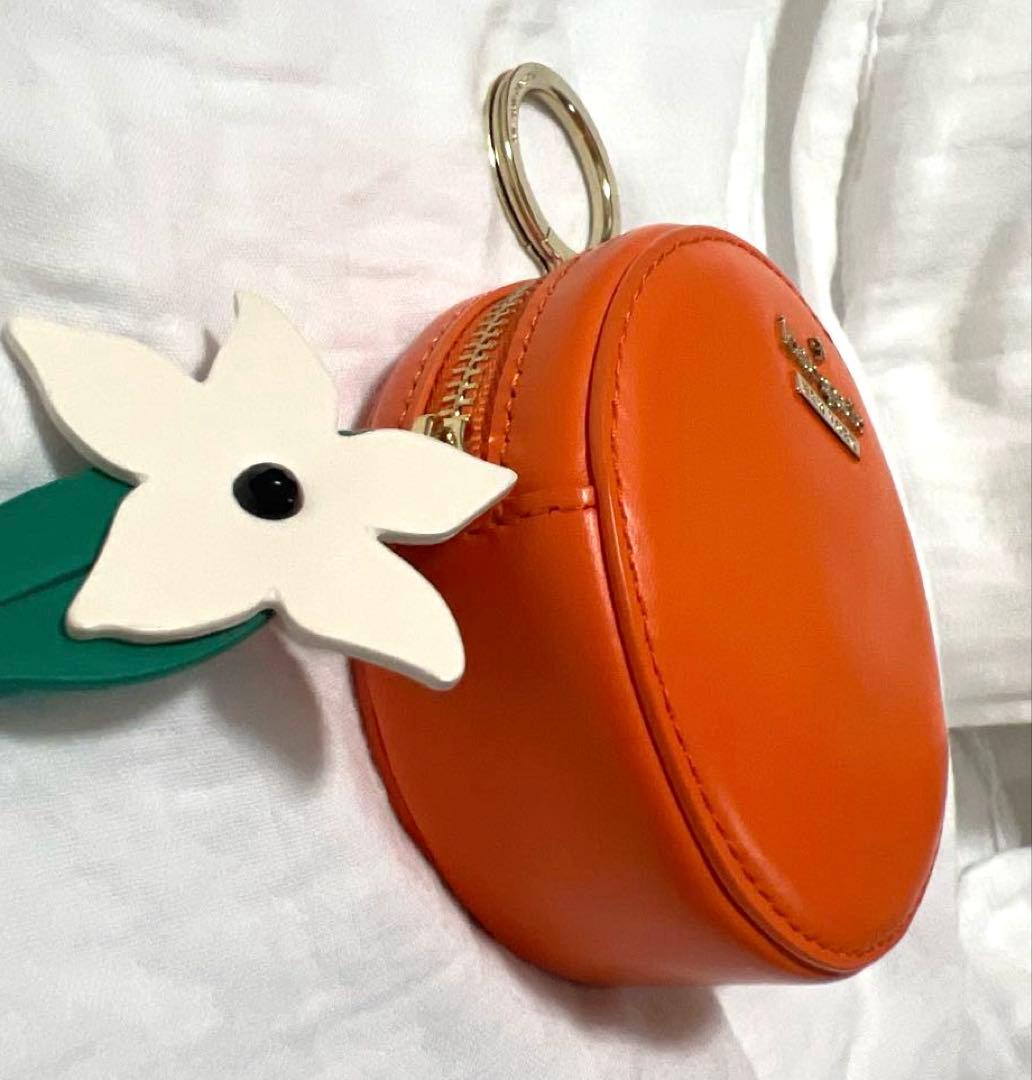 ケイトスペード　フルーツモチーフ　ケース・小物いれ　オレンジ