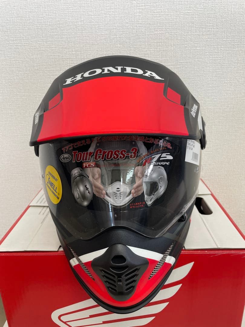 新品ARAI×HONDA TOUR CROSS 3　黒　Mサイズ