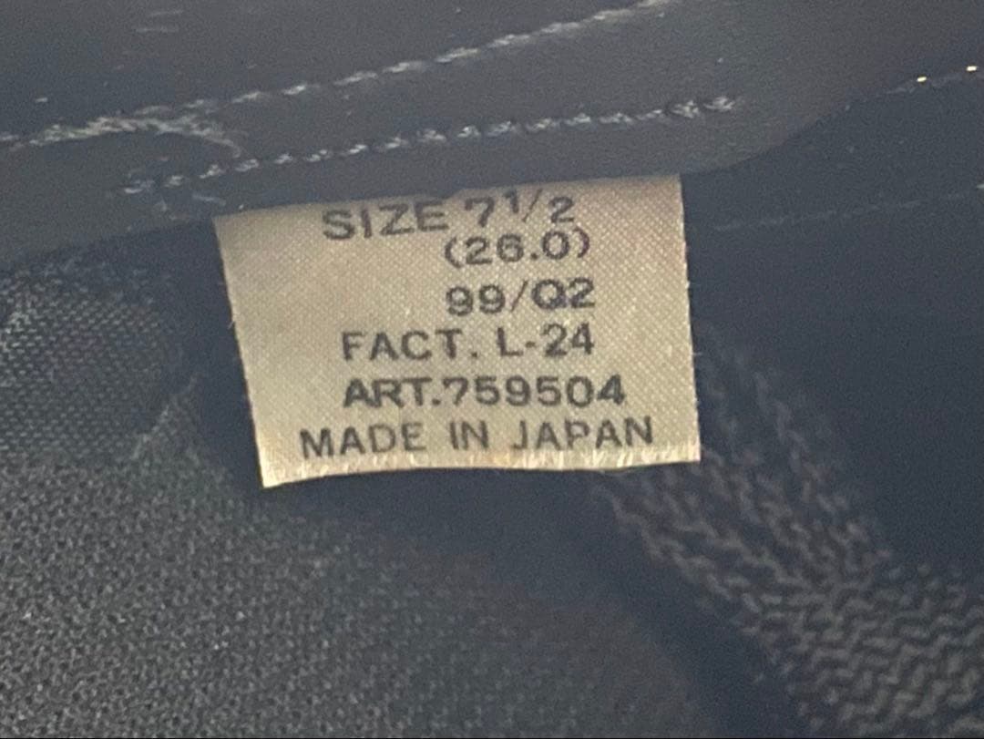 ［新品未使用］1999年　日本製　adidasスパイク ERCORA 26cm